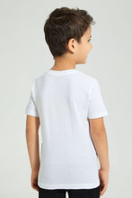 Load image into Gallery viewer, Redtag-White-Awesome-Paint-Print-Graphic-T-Shirt-Boys-T-Shirts,-Colour:White,-Filter:Boys-(2-to-8-Yrs),-New-In,-New-In-BOY,-Non-Sale,-S22B,-Section:Kidswear,-TBL-Boys-2 to 8 Years
