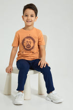 Load image into Gallery viewer, Redtag-Orange-Gorilla-T-Shirt-Boys-T-Shirts,-Colour:Orange,-Filter:Boys-(2-to-8-Yrs),-New-In,-New-In-BOY,-Non-Sale,-S22B,-Section:Kidswear,-TBL-Boys-2 to 8 Years
