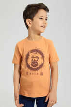 Load image into Gallery viewer, Redtag-Orange-Gorilla-T-Shirt-Boys-T-Shirts,-Colour:Orange,-Filter:Boys-(2-to-8-Yrs),-New-In,-New-In-BOY,-Non-Sale,-S22B,-Section:Kidswear,-TBL-Boys-2 to 8 Years
