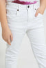 White Twill Stretched Jean