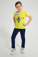 تنزيل الصورة على معرض الصور، Redtag-Yellow-Toy-Story-T-Shirt-All-Over-Prints-Boys-2 to 8 Years
