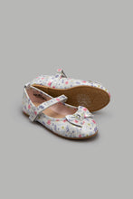 Load image into Gallery viewer, Redtag-Gold-Floral-Print-Ballerina-Ballerinas-Girls-3 to 5 Years
