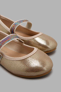 Gold Shimmer Ballerina