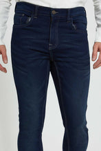 Load image into Gallery viewer, Redtag-Rinse-Wash-5-Pocket-Knit-Denim-Jean-Jeans-Slim-Fit-Men&#39;s-
