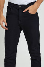 Load image into Gallery viewer, Redtag-Black-5-Pocket-Knit-Denim-Jean-Jeans-Slim-Fit-Men&#39;s-
