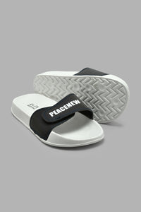 Redtag-White-Velcro-Strap-Slide-Colour:White,-Filter:Girls-Footwear-(5-to-14-Yrs),-GSR-Flip-Flops,-New-In,-New-In-GSR-FOO,-Non-Sale,-S22A,-Section:Kidswear-Senior-Girls-5 to 14 Years