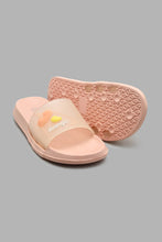 Load image into Gallery viewer, Redtag-Pale-Pink-&quot;Mango&quot;-Slogan-Slide-Colour:Orange,-Filter:Girls-Footwear-(5-to-14-Yrs),-GSR-Flip-Flops,-New-In,-New-In-GSR-FOO,-Non-Sale,-S22A,-Section:Kidswear-Senior-Girls-5 to 14 Years
