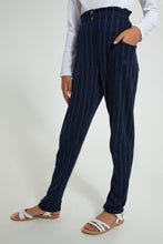 تنزيل الصورة على معرض الصور، Redtag-Black-White-Stripes-Plaid-Trouser-Cargo-Pants-Senior-Girls-9 to 14 Years
