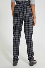 تنزيل الصورة على معرض الصور، Redtag-Grey/White-Stripes-Plaid-Trouser-Cargo-Pants-Senior-Girls-9 to 14 Years

