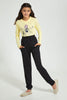 Redtag-Black-Jogger-Cargo-Pants-Senior-Girls-9 to 14 Years