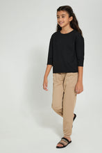 تنزيل الصورة على معرض الصور، Redtag-Beige-Jogger-Cargo-Pants-Senior-Girls-9 to 14 Years
