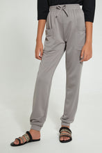 تنزيل الصورة على معرض الصور، Redtag-Grey-Jogger-Cargo-Pants-Senior-Girls-9 to 14 Years
