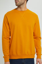 تنزيل الصورة على معرض الصور، Redtag-Yellow-Crew-Neck-Sweatshirt-Sweatshirts-Men&#39;s-
