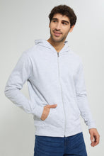 تنزيل الصورة على معرض الصور، Redtag-Ecru-Zipper-Hoodie-Sweatshirts-Men&#39;s-
