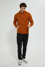 تنزيل الصورة على معرض الصور، Redtag-Rust-Zipper-Hoodie-Sweatshirts-Men&#39;s-

