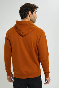 Redtag-Rust-Zipper-Hoodie-Sweatshirts-Men's-