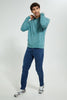 Redtag-Green-Zipper-Hoodie-Sweatshirts-Men's-