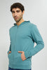 Redtag-Green-Zipper-Hoodie-Sweatshirts-Men's-