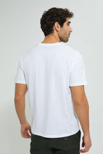 Load image into Gallery viewer, Redtag-White-Digital-Printed-T-Shirt-Graphic-Prints-Men&#39;s-
