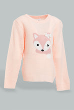 تنزيل الصورة على معرض الصور، Redtag-Pink-Printed-Pullover-Pullovers-Infant-Girls-3 to 24 Months
