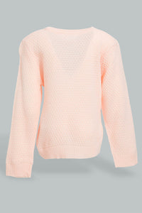 Redtag-Pink-Printed-Pullover-Pullovers-Infant-Girls-3 to 24 Months
