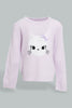Redtag-Lilac-Printed-Pullover-Pullovers-Infant-Girls-3 to 24 Months