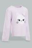 Redtag-Lilac-Printed-Pullover-Pullovers-Infant-Girls-3 to 24 Months