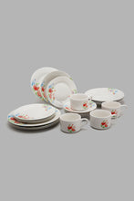 Load image into Gallery viewer, White Floral Print Dinner Set (20 Piece)
