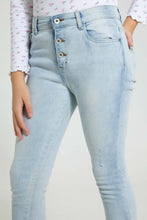Load image into Gallery viewer, Redtag-Light-Wash-Skinny-High-Rise-Jean-Jeans-Skinny-Fit-Senior-Girls-9 to 14 Years
