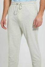 Load image into Gallery viewer, Redtag-Ecru-Pique-Jog-Pant-Joggers-Men&#39;s-
