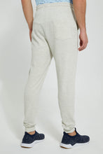 Load image into Gallery viewer, Redtag-Ecru-Pique-Jog-Pant-Joggers-Men&#39;s-
