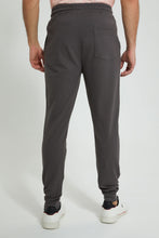 Load image into Gallery viewer, Redtag-Grey-Pique-Jog-Pant-Joggers-Men&#39;s-
