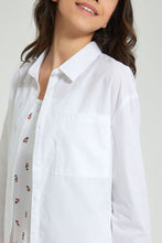 Load image into Gallery viewer, Redtag-White-Twofer-Shirt-Blouses-Senior-Girls-9 to 14 Years
