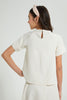 Redtag-Beige-High-Neck-Top-With-Print-Blouses-Senior-Girls-9 to 14 Years
