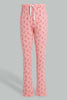 Redtag-Pink-Flamingo-Pajama-Sets-Pyjama-Sets-Senior-Girls-9 to 14 Years