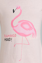 Load image into Gallery viewer, Redtag-Pink-Flamingo-Pajama-Sets-Pyjama-Sets-Senior-Girls-9 to 14 Years
