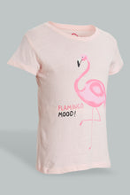 Load image into Gallery viewer, Redtag-Pink-Flamingo-Pajama-Sets-Pyjama-Sets-Senior-Girls-9 to 14 Years
