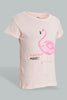 Redtag-Pink-Flamingo-Pajama-Sets-Pyjama-Sets-Senior-Girls-9 to 14 Years