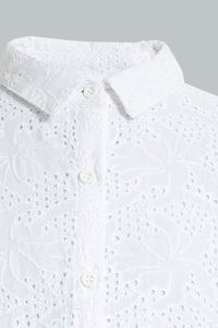 Redtag-White-Collared-Chiffly-Shirt-Colour:White,-Filter:Senior-Girls-(9-to-14-Yrs),-GSR-Blouses,-New-In,-New-In-GSR,-Non-Sale,-S22A,-Section:Kidswear-Senior-Girls-9 to 14 Years