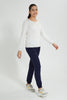 Redtag-Navy-Basic-Track-Pant-Joggers-Senior-Girls-9 to 14 Years