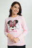 Redtag-Pink-Minnie-Mouse-SweaT-Shirts-Active-Sweatshirts-Senior-Girls-9 to 14 Years