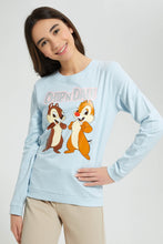 Load image into Gallery viewer, Redtag-Black-Chip-&amp;-Dale-SweaT-Shirts-Active-Sweatshirts-Senior-Girls-9 to 14 Years
