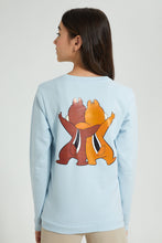 Load image into Gallery viewer, Redtag-Black-Chip-&amp;-Dale-SweaT-Shirts-Active-Sweatshirts-Senior-Girls-9 to 14 Years
