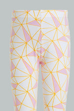 Load image into Gallery viewer, Redtag-Pink-Abstract-Print-Legging-Leggings-Girls-2 to 8 Years
