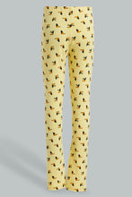 Load image into Gallery viewer, Redtag-Yellow-Bird-Print-Legging-Leggings-Girls-2 to 8 Years
