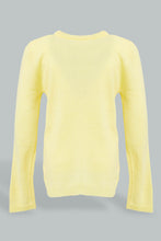 تنزيل الصورة على معرض الصور، Redtag-Yellow-Solid-Cardigan-Cardigans-Infant-Girls-3 to 24 Months
