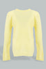 Redtag-Yellow-Solid-Cardigan-Cardigans-Infant-Girls-3 to 24 Months