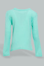 Load image into Gallery viewer, Redtag-Mint-Solid-Cardigan-Cardigans-Infant-Girls-3 to 24 Months
