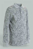Redtag-Grey-Marl-Long-Sleeve-Splat-Print-Polo-Shirt-Polo-Shirts-Boys-2 to 8 Years