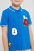 Redtag-Blue-Snoopy-Polo-Character-Boys-2 to 8 Years